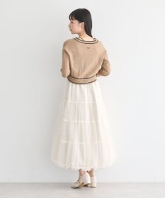 earth music&ecology チュールバルーンスカート