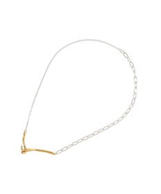 AMERICAN HOLIC 【ステンレス】バイカラーチェーンネックレス