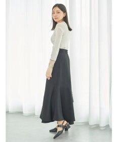 earth music&ecology シアー配色リブプルオーバー