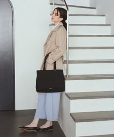 Maison de FLEUR リボンキルティングトートバッグ