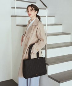Maison de FLEUR リボンキルティングトートバッグ