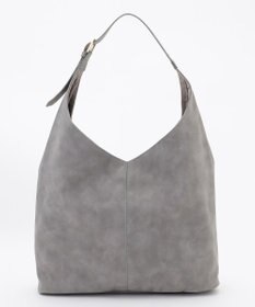 ANY パステルスエードライクワンショルダーバッグ グレー