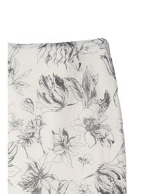 Green Parks モノトーンフラワータイトスカート