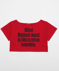 WEGO グラフィックオフショルショートT