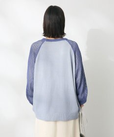 CRAFT STANDARD BOUTIQUE ロゴジャガードメッシュニットプルオーバー