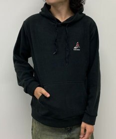 WEGO 【ユニセックス着用ITEM】ワッフルフリースOP刺繍プルパーカー