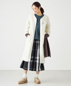 SHARE PARK LADIES メモリーチェックフレアスカート