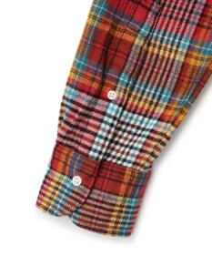 J.PRESS MEN 【KING SIZE】コットンネル マルチチェックシャツ/B.D