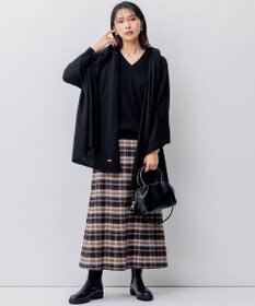 23区 【洗える】ピュアカシミヤ Vネック ニット