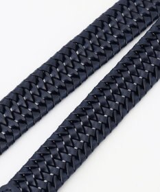 JOSEPH ABBOUD 【キングサイズ・イタリア素材・ストレッチ・日本製】ストレッチレザーメッシュ ベルト