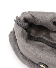 23区 VIOLAｄ’ORO エコムートン チェーンショルダー トートバッグ