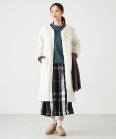 SHARE PARK LADIES メモリーチェックフレアスカート