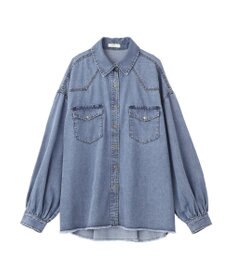 earth music&ecology 【予約】ウエスタンデニムシャツ