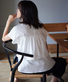 組曲 バックフリル カットソー