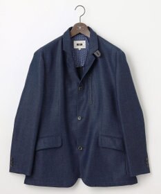 JOSEPH ABBOUD 【キングサイズ・清涼/軽量/ストレッチ/ソフト】プリントレノクロス コンバーチブル ジャケット
