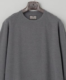 GOTAIRIKU ジャケットのインナーに最適【WEB&一部店舗限定】キレイ目 鹿の子 ビズ長袖Tシャツ