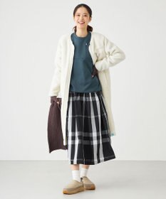 SHARE PARK LADIES メモリーチェックフレアスカート