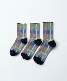TRICOTE CHECK LINK SOCKS／チェックリンクソックス