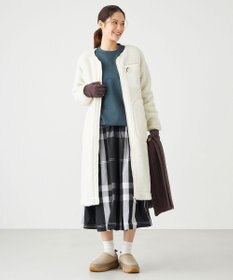 SHARE PARK LADIES メモリーチェックフレアスカート