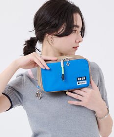 LeSportsac MSGM MD COSMETIC/コスメティックブルー/カーキ