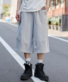 WEGO 【ウエストゴム】バルーンスウェットショーツ