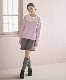 組曲 KIDS 【150-160㎝】レース トレーナー