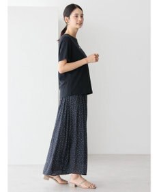 AMERICAN HOLIC エアリーギャザーガウチョパンツ【裏地：接触冷感】