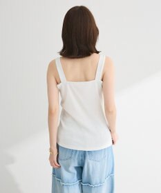 Green Parks スクエアラメタンクトップ