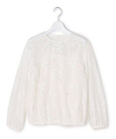 23区 L 【R(アール)】エンブロイダリーフラワー ブラウス