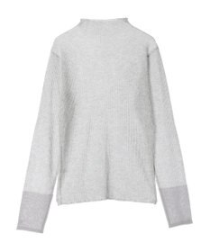 Green Parks AnriettMusee ラメ切替スリーブリブシアーニット