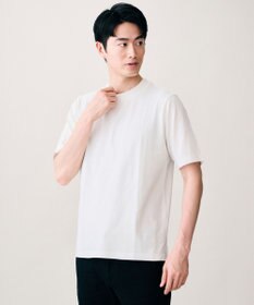 JOSEPH ABBOUD 【オリジナルジャージ生地/サラリ清涼/上質感】コンパクトブロックリンクス ドレス Ｔシャツ