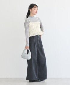 earth music&ecology スパンコールシャーリングビスチェ