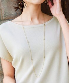 Tiaclasse 【日本製】どんなスタイルにも合わせやすいクリスタルネックレス