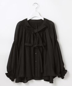 Feroux ダブルリボンシアー ブラウス