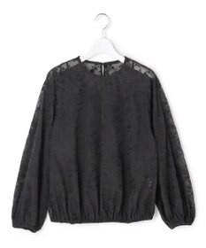 23区 L 【R(アール)】エンブロイダリーフラワー ブラウス