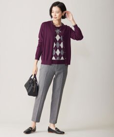 J.PRESS LADIES 【WEB限定カラーあり・洗える】アーガイルツイン ニット