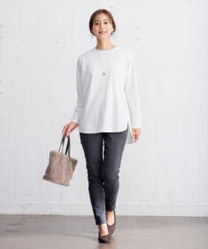 ANY 【美脚見え/お腹周りスッキリ/洗濯機可】スタイルアップスキニー