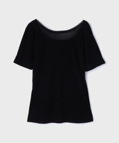 GRACE CONTINENTAL フロッキーチュールカットトップ