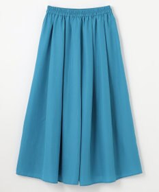 ANY L 【洗濯機可/ウエストゴム/UVケア】スパンボイル撥水スカートパンツ