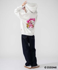 WEGO 【ユニセックス着用ITEM】別注ZIZONEグラフィックZIPパーカー