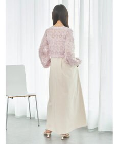 earth music&ecology ジャガード切替ワンピース