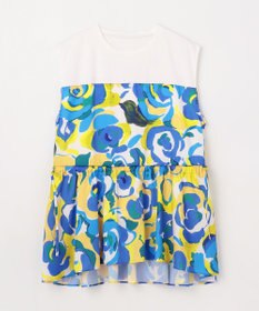 GRACE CONTINENTAL ペイントカラープリントトップ