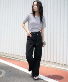 WEGO 【ユニセックス着用ITEM/SMLサイズ展開】デニムストレートパンツ