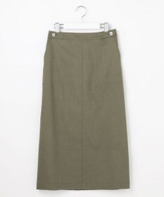 J.PRESS LADIES L 【人気素材】セルロースリネンストレッチ ナロー スカート