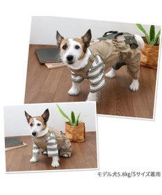 PET PARADISE ペットパラダイス ポケット切替 オーバーオール  小型犬