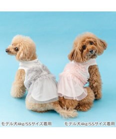 PET PARADISE ペットパラダイス チュール タンクトップ 《ピンク》 小型犬