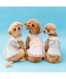 PET PARADISE ペットパラダイス チュール タンクトップ 《ピンク》 小型犬