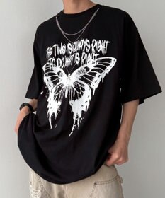 WEGO アクセ付きハードグラフィックT（SS）