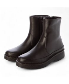 ing <ing>【WEB限定】ボリュームソールラウンドショートブーツ