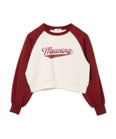 WEGO チームロゴラグランショートスウェット